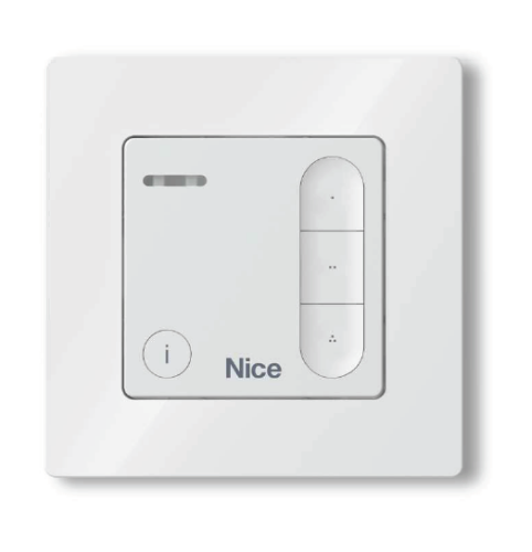 NICE DOMIW3C – 3kanálový obousměrný nástěnný ovladač